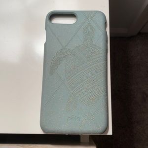 Pela biodegradable green turtle case